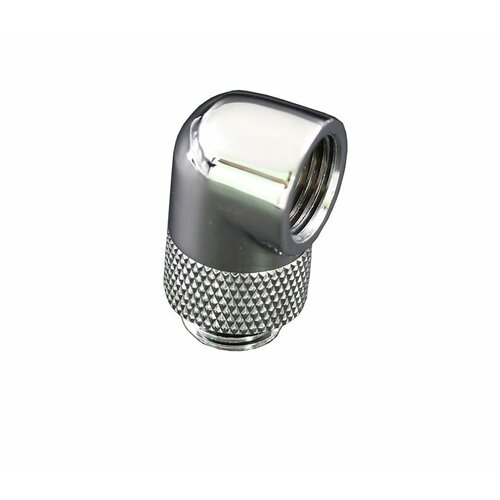 Фитинги для водяного охлаждения G1/4" 90° серебристый, Silver
