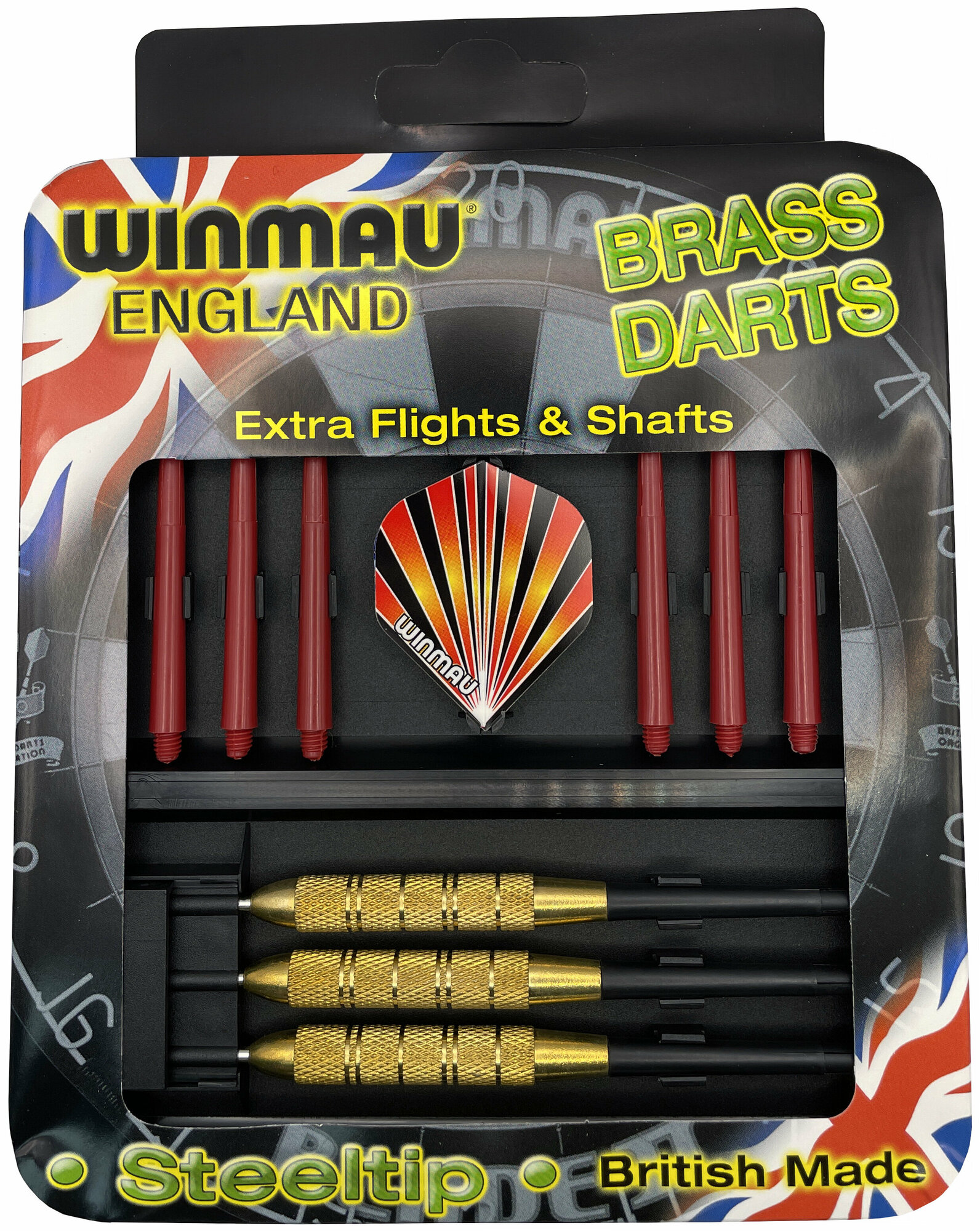 Набор из дротиков Winmau Brass steeltip 23gr и аксессуаров