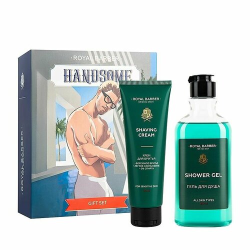 ROYAL BARBER Набор 19 Handsome Крем для бритья Гель для душа 1399₽