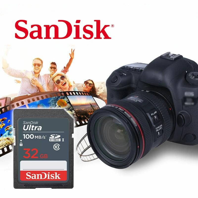 Карта памяти SDHC UHS-I SANDISK Ultra 128 ГБ, 100 МБ/с, Class 10, , 1 шт. - фото №12