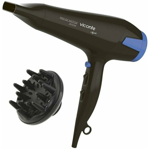 Фен Viconte VC-3753 черныйсиний 277200₽