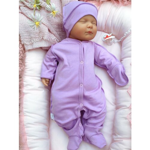 Комплект одежды Jolly Baby, размер 50-56, фиолетовый комплект одежды jolly baby размер 50 56 мультиколор
