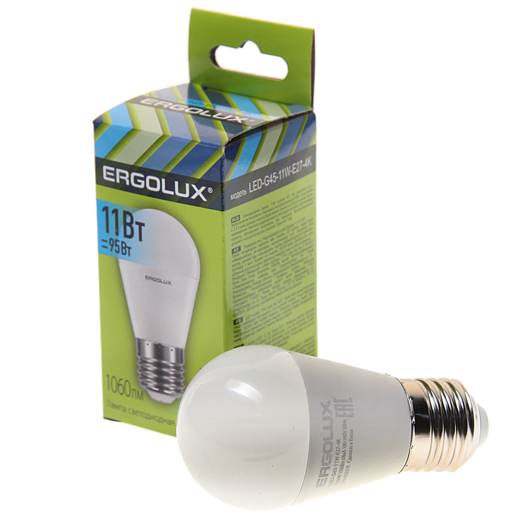 Лампа светодиодная Ergolux LED E27 11Вт - фото №15