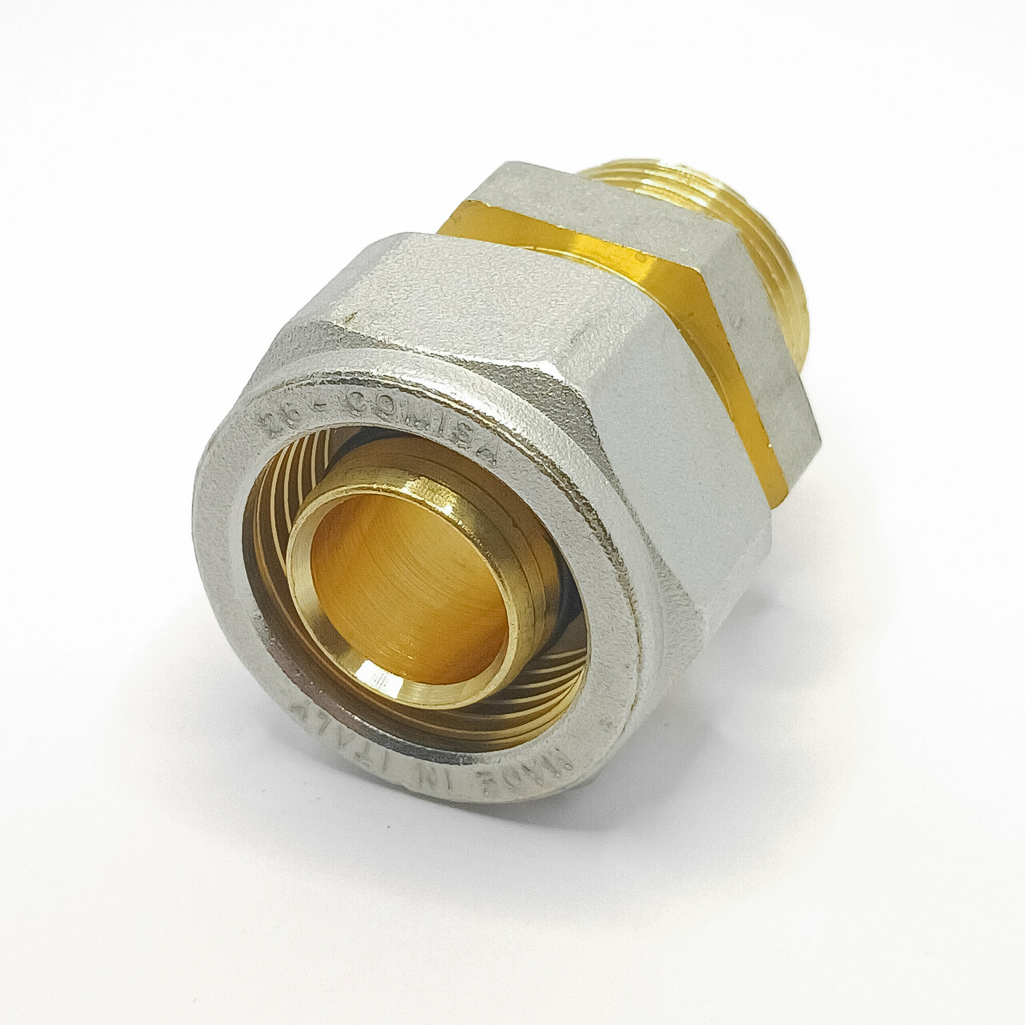 фото Муфта винтовая прямая обжимная с НР 26х3/4" (5/50) Comisa 88.03.560