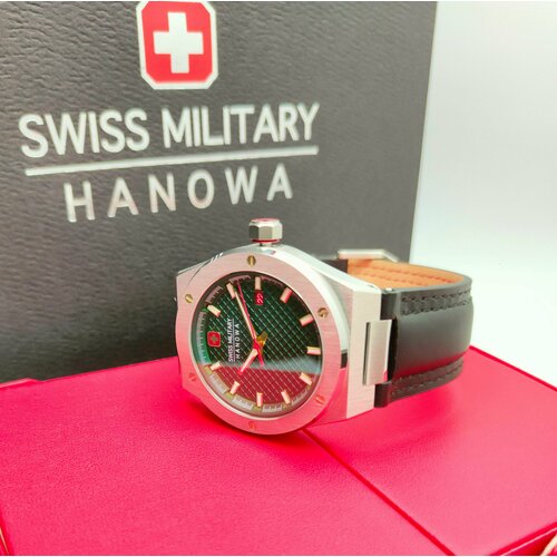 фото Наручные часы swiss military hanowa smwgc2101601, зеленый