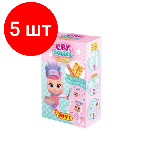 Комплект 5 наб Набор для изготовления с пл Jovi Cry Babies2цв15г50г трафар4вид вассCB201 3200₽