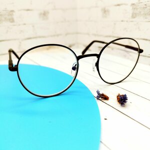 Круглые готовые очки для зрения с антибликом +1.25