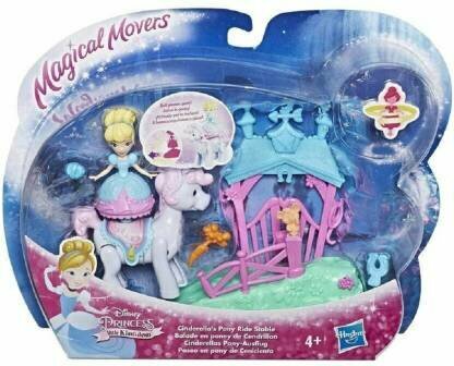 Фигурки Hasbro Disney Princess Magic Movers Золушка и пони, 2 шт.