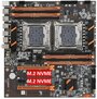 Комплект материнской платы X99: ZX-DU99D4 + 2 x Xeon E5 2680v4 + DDR4 32Гб 4х8Гб