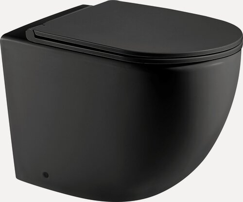 Изображение товара Унитаз WeltWasser приставной Merzbach 002 MT-BL безободковый