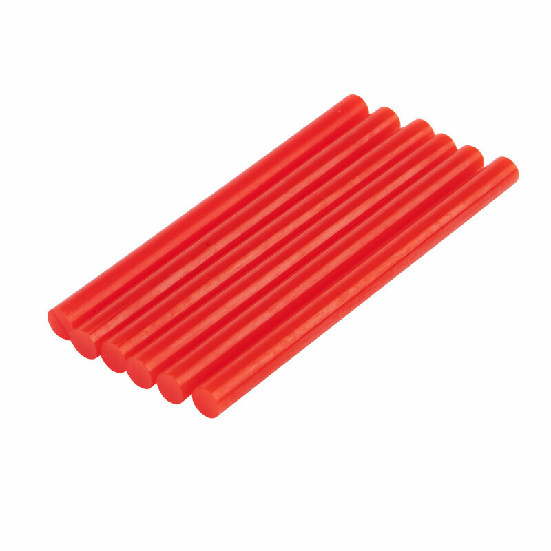 Стержни клеевые Ø7мм, 100мм, красные (6 шт/уп), блистер REXANT 1 упак арт. 09-1019