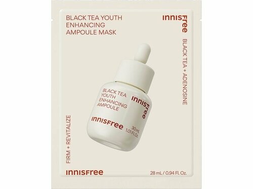 Ампульная маска для лица Innisfree Black tea enhancing ampoule mask