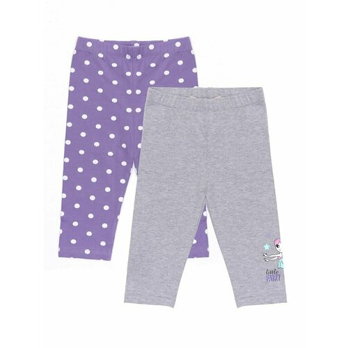 фото Брюки me & we, комплект из 2 шт., размер 92, фиолетовый