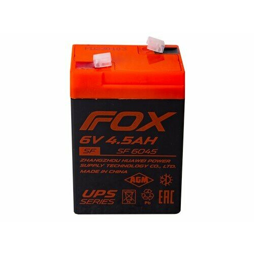 FOX Аккумулятор ИБП 6В-4,5Ah (70х48х100) (FOX)