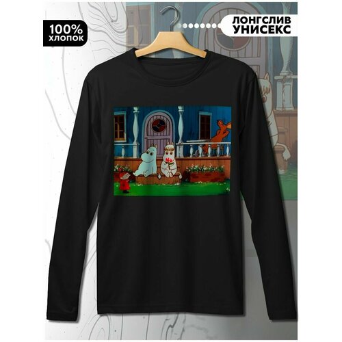 фото Лонгслив hypnotica, размер l, черный