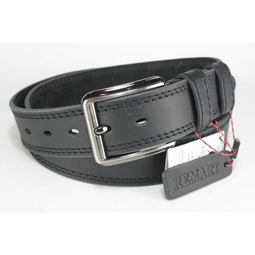 фото Ремень remart, размер 120, черный