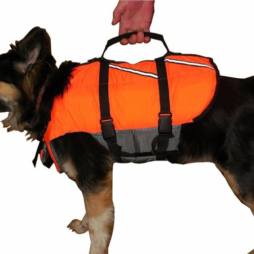 Спасательный жилет для собаки (размер S до 7 кг) оранжевый