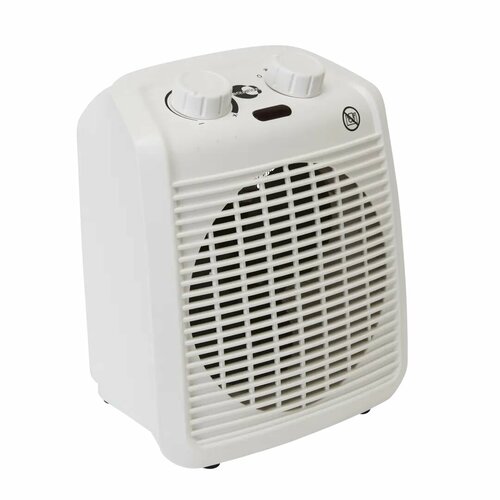 Тепловентилятор спиральный электрический Equation с механическим термостатом 2000 Вт цвет белый 262900₽