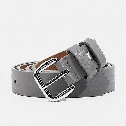 фото Ремень сима-ленд, размер 105, серый сима-лэнд