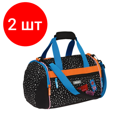 Комплект 2 шт, Сумка Först Dots style 23*32*20см, 1 отделение, 3 кармана