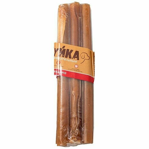 Кость жильная в виде трубочки жуйка из сыромятной кожи 25см 3 штутки 2 уп 1959₽