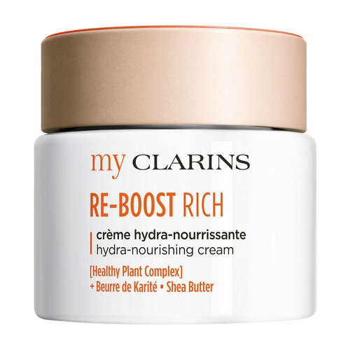 just care rich nourishing cream butter Питательный крем для сухой кожи лица My Clarins Re-Boost Rich Hydra-Nourishing Cream 50 мл .