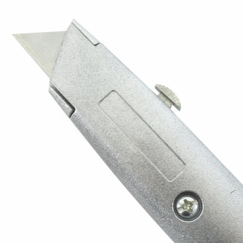 Нож канцелярский строительный лезвие-трапеция Pobedit нож с лезвием трапеция лезвие трапеция комплект