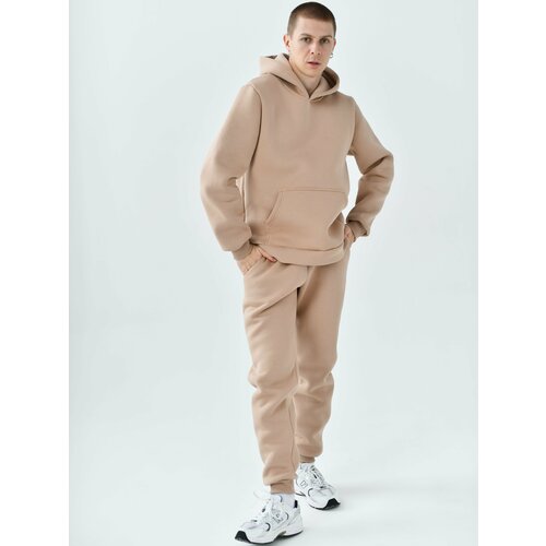 фото Костюм likerostik, размер 56, бежевый