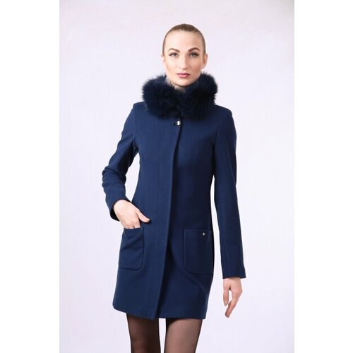 фото Пальто margo, размер 50, синий
