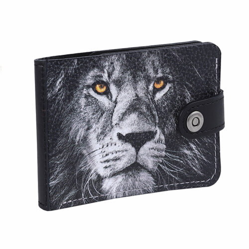 Портмоне Eshemoda, фактура зернистая, матовая, черный