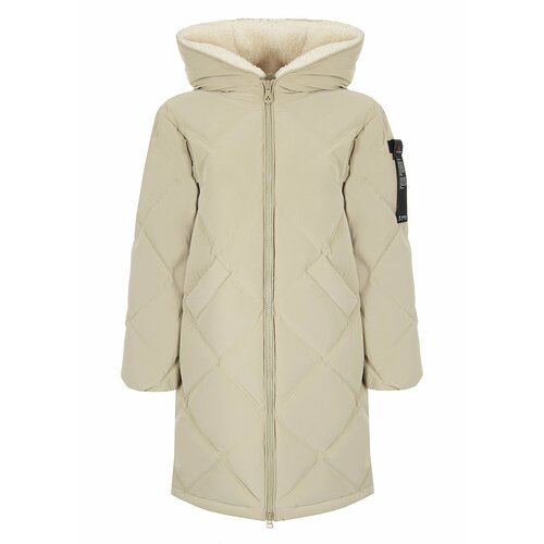 Пальто Peuterey, размер 44, бежевый пальто peuterey размер 44 бежевый
