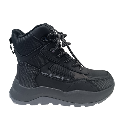 Ботинки Buddy Sheep мембрана, размер 34, черный ботинки superfit демисезон зима на липучках мембранные размер 27 черный
