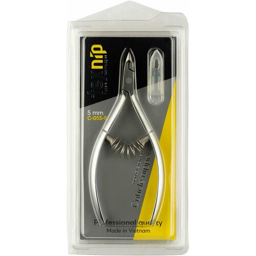 Texnip. Кусачки для кутикулы. Лезвие 5 мм. Спиральная пружина. Ручная заточка.