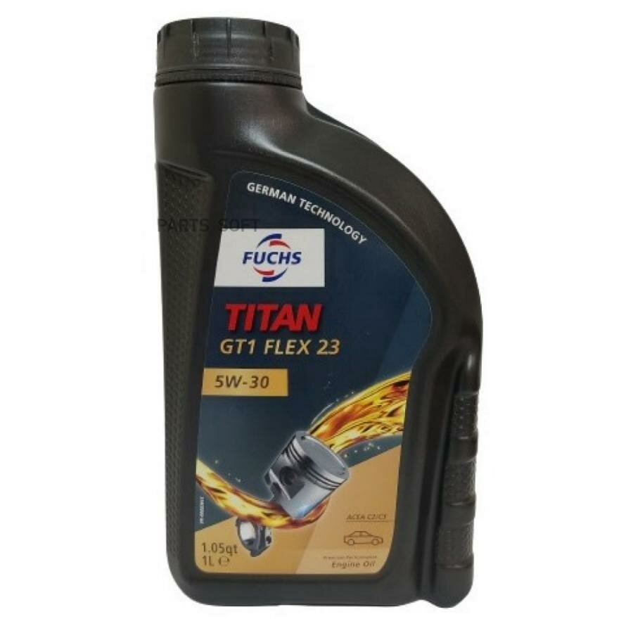 FUCHS 601406928 TITAN Масо моторное GT1 FLEX 23 5W30 (P.R.C.) 1 API SN