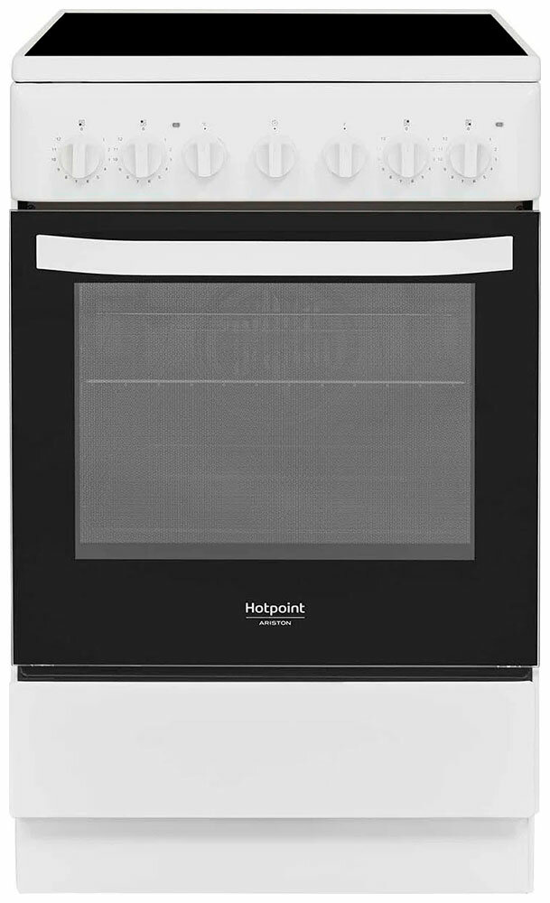 фото Электроплита Hotpoint HS6V5PHW белая