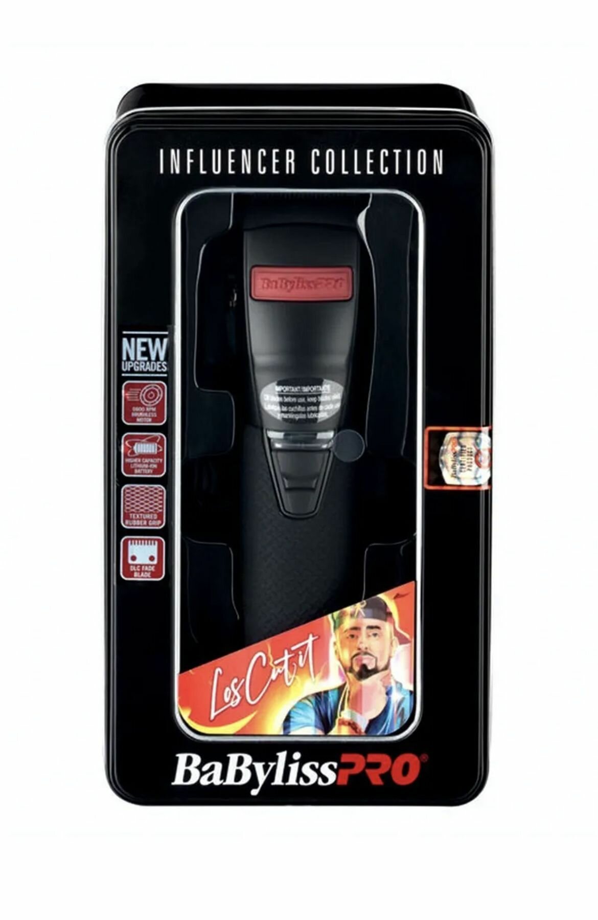 Babyliss Машинка для стрижки Barbers Spirit ChromFX, 0,8 -3.5 мм, аккумуляторно-сетевая, 8 насадок (Babyliss, ) - фото №8