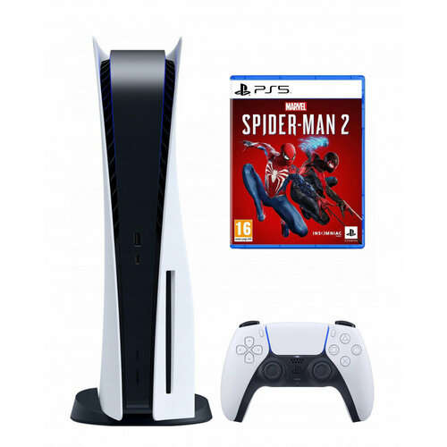 Приставка Sony PlayStation 5+Spider-Man 2 (диск) sony игровая приставка playstation 5 limited edition spider man 2 cfi 1218a игра marvel’s spider man 2