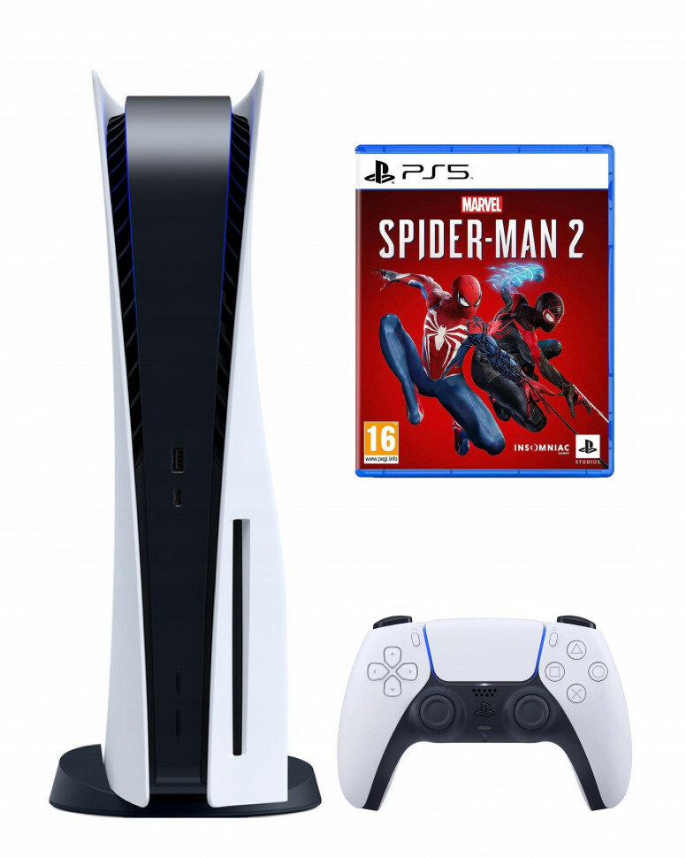 Приставка Sony PlayStation 5+Spider-Man 2 (диск)