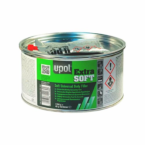 U-POL EXSOF/1 Extra Soft Universal Body Filler Шпатлевка мягкая универсальная 1,76 кг.