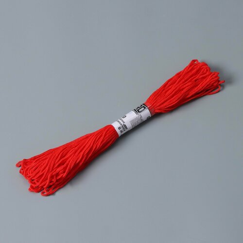 Шнур бытовой "Помощница", d=2 мм, 20 м, цвет красный