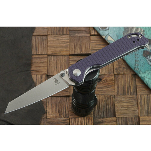 фото Складной нож kizer knives begleiter mini сталь n690, пурпурная g-10