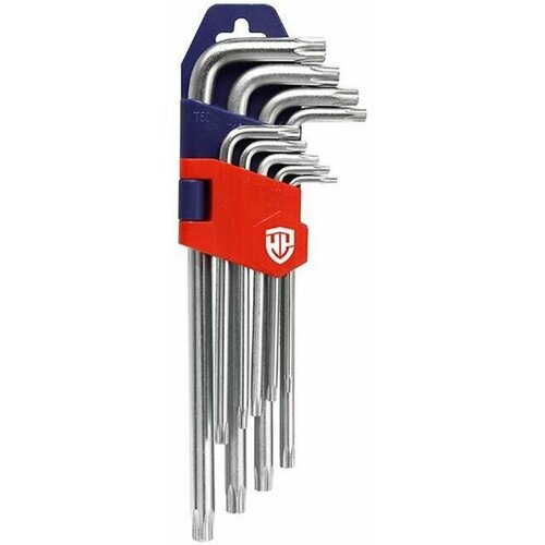 Набор ключей с отверстием TORX 9шт WORKPRO