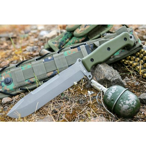 фото Нож выживания survivalist x aus-8 tacwash green g10 kizlyar supreme