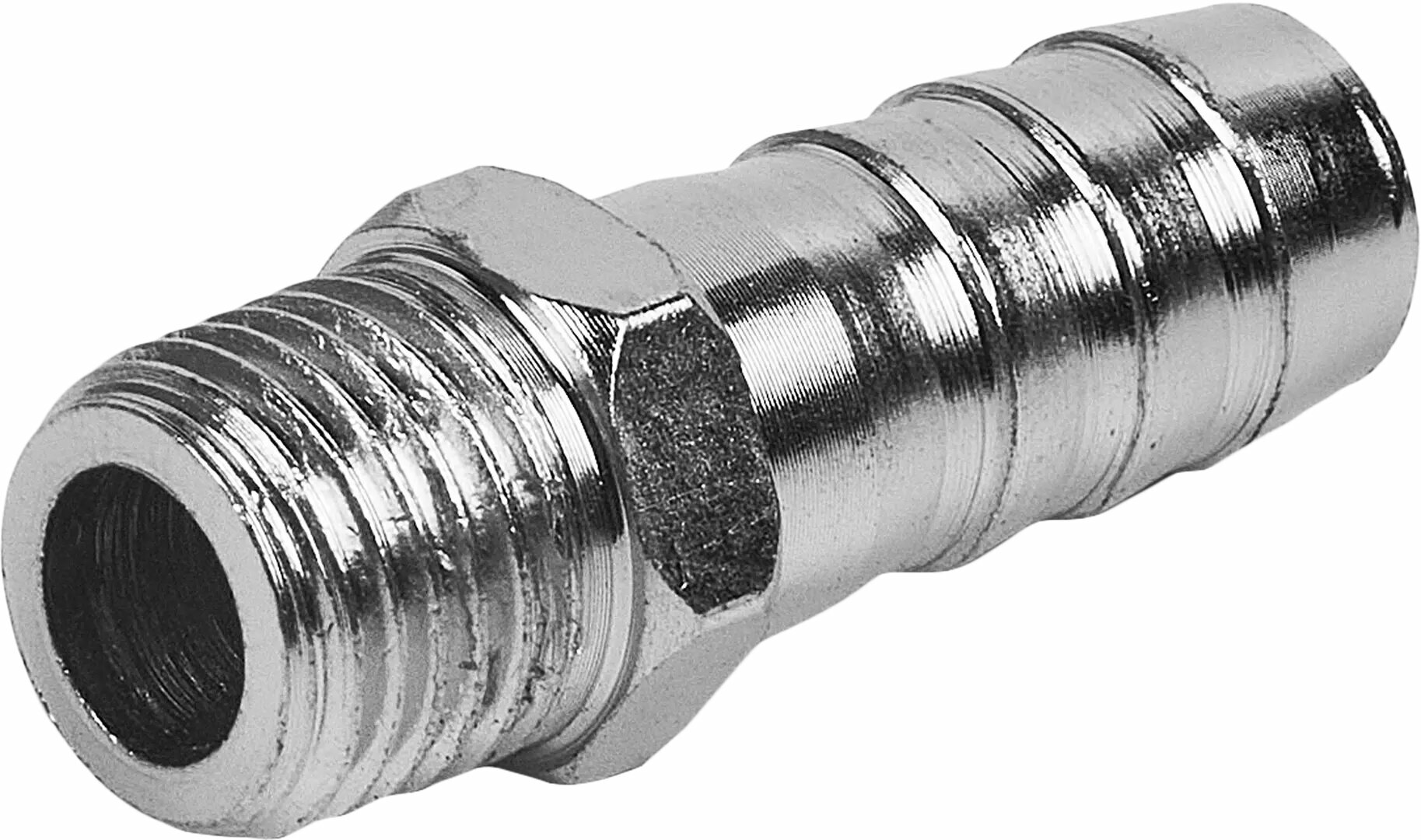 фото Штуцер Елочка Pegas Pneumatic 1/4 дюйма 12 мм наружная резьба