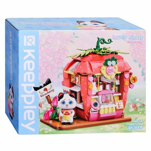 Конструктор Qman Магазин сладостей 350 деталей, в коробке (K28008)