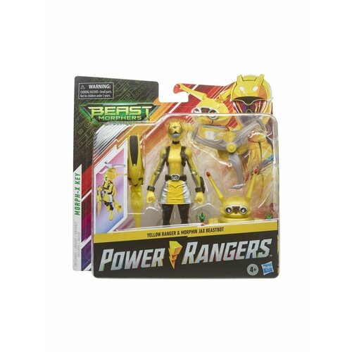 Power Rangers Игровой набор Могучие Рейнджеры Желтый Рейнджер с ботом E8087/E7270