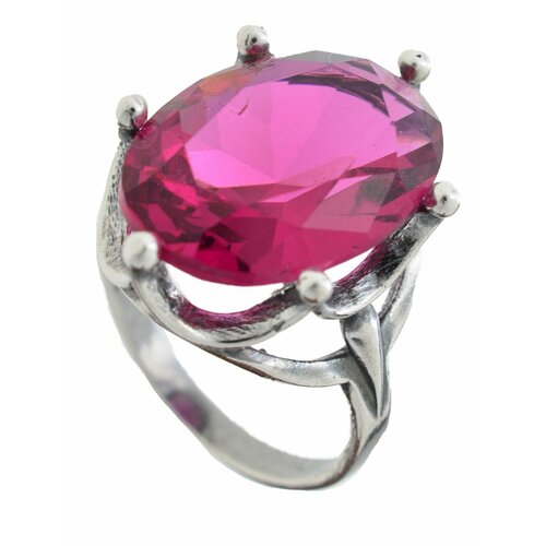 фото Кольцо фабрика украшений винтаж дуо, фианит, размер 18