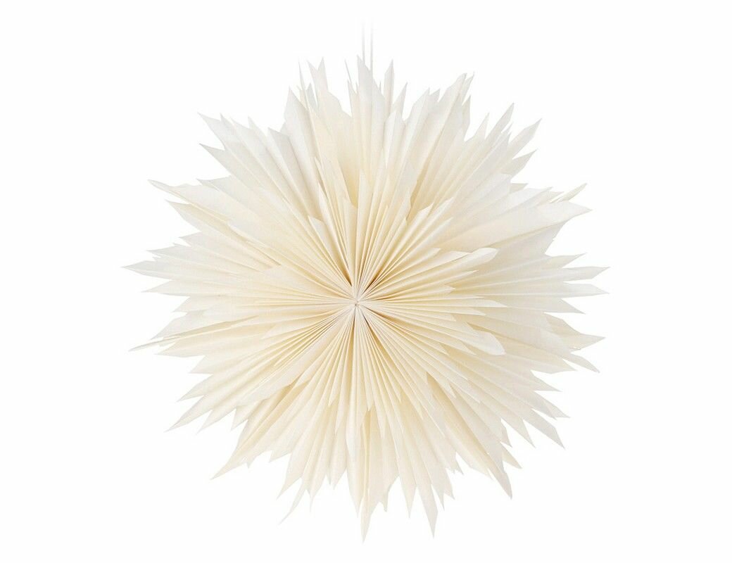 Декоративное подвесное украшение, бумага, белый, 50 см, Koopman International