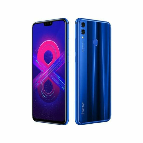 Смартфон Huawei Honor 8X 6128 синий 8990₽