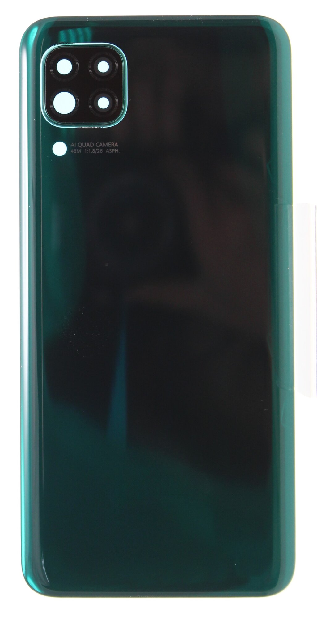Задняя крышка для Huawei P40 Lite Зеленая (Со стеклом камеры и скотчем)